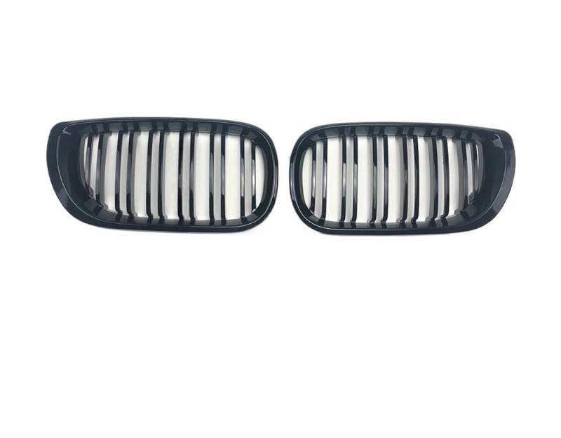 Auto frontstoßstange Grill Für E46 2 4 Türer 3er 318i 320i 325i 330i 2002 2003 2004 2005 Kühlergrill Glänzend Schwarz Vorne Doppellamellengrill Tuning von AFHEG