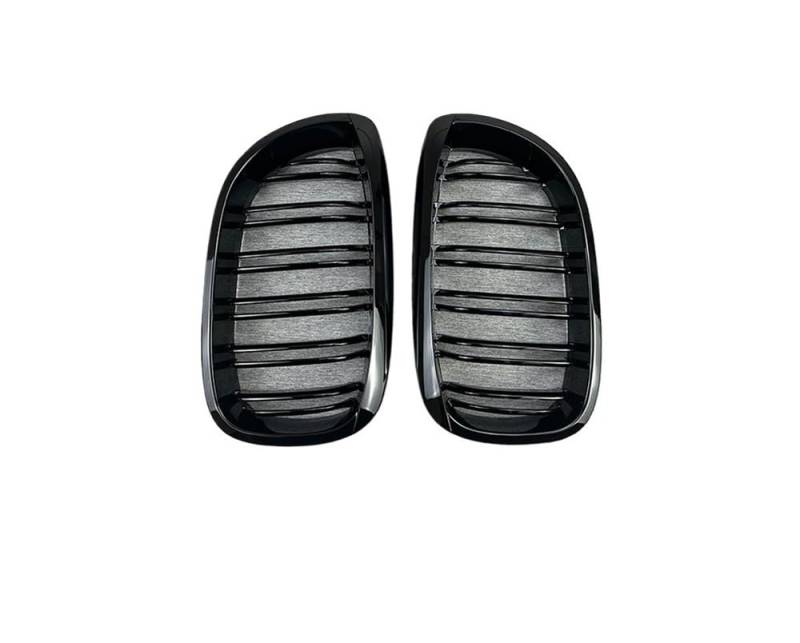 Auto frontstoßstange Grill Für E46 2 4 Türer 3er 318i 320i 325i 330i 2002 2003 2004 2005 Kühlergrill Glänzend Schwarz Vorne Doppellamellengrill Tuning von AFHEG
