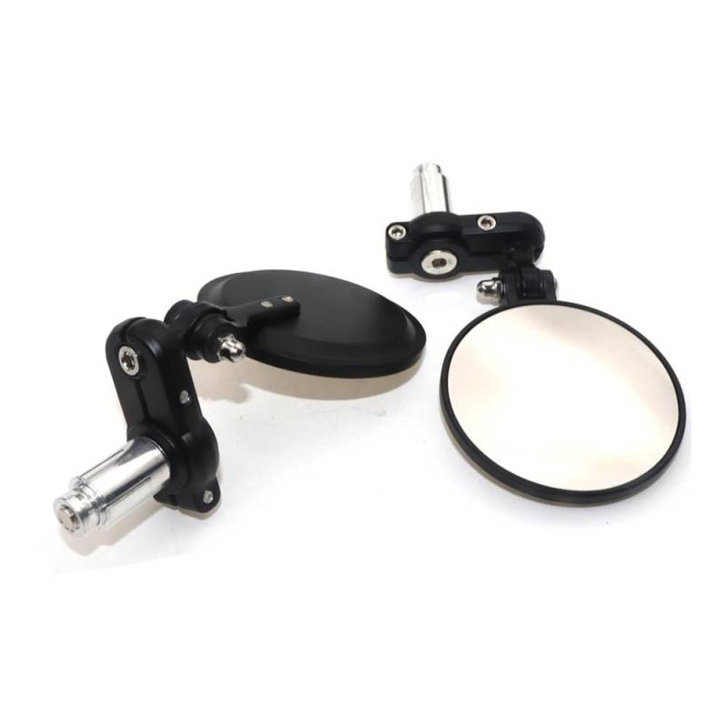 Lenkerendenspiegel Motorrad 2 TEILE/SATZ 22mm Universal Motorrad Spiegel Griff Bar End Rearview Außenspiegel Rückspiegel Umkehr Hilfs Seite Spiegel von AFHEG