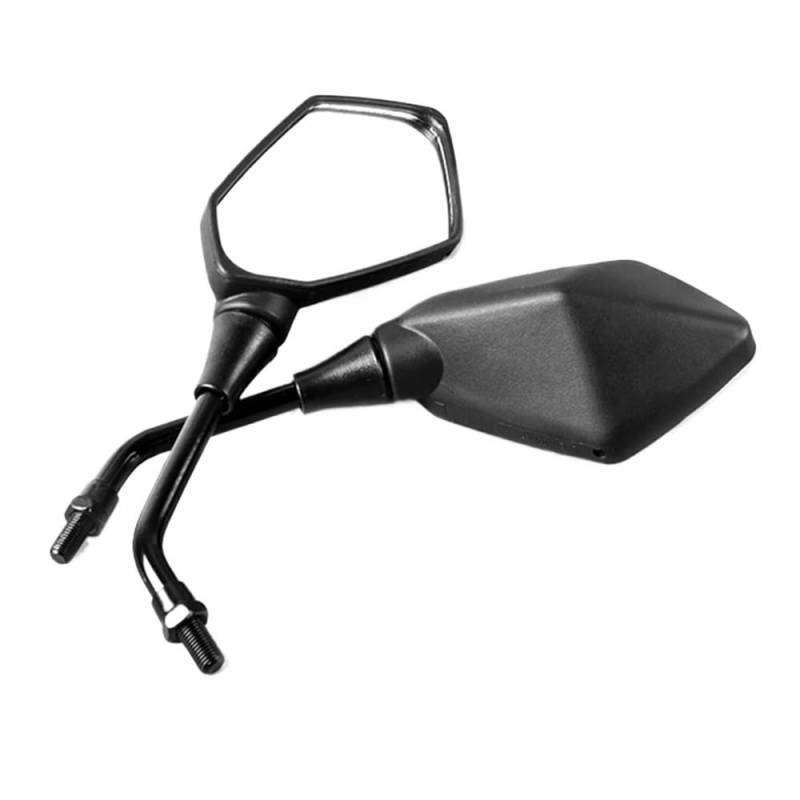 Lenkerendenspiegel Motorrad 2Pcs 8mm 10mm Motorrad Spiegel Ersatzteile Griff Bar End Rearview Außenspiegel Für Motor Geändert Zubehör von AFHEG