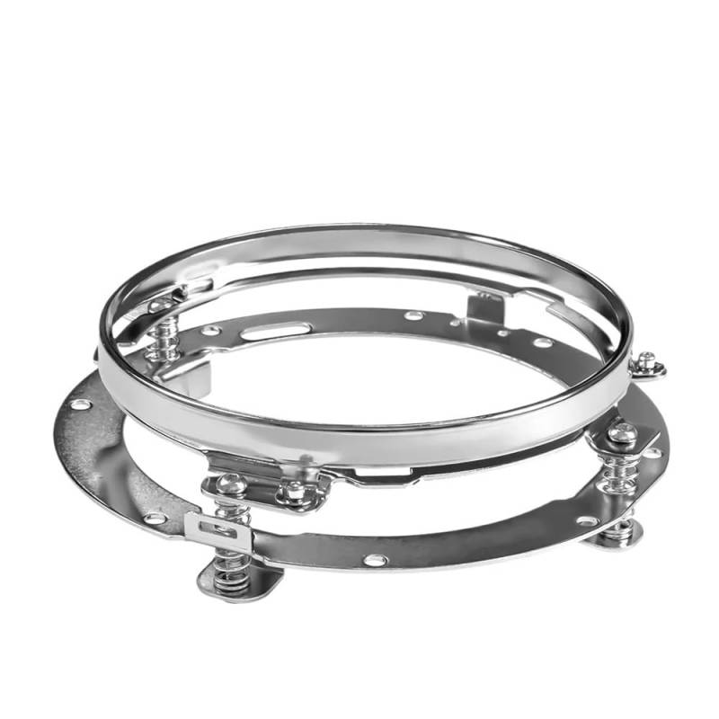 Motorrad-Lichthalterung 7 Zoll Motorrad Scheinwerfer Montage Halterung Runde Ring Scheinwerfer Montieren Lampe Halter Klammern Für Für Wrangler von AFHEG