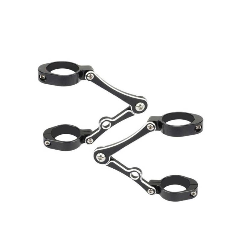 Motorrad-Lichthalterung Motorrad Geändert Halterung Scheinwerfer Clamp 35/37MM Gabel Rohr Scheinwerfer Halter Für Für Caferacer Für Chopper von AFHEG