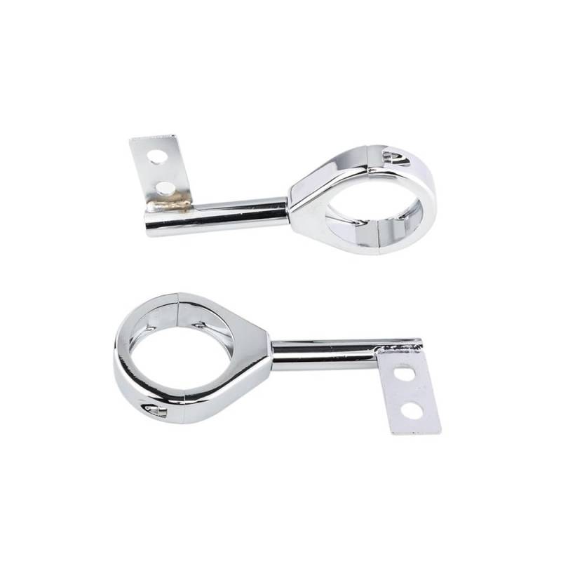 Motorrad-Lichthalterung Motorrad Hilfs Halterung 39mm/41mm/49mm Blinker Vorbei Licht Fahren Nebel Licht Bar Gabel Rohr Halterung Schellen von AFHEG