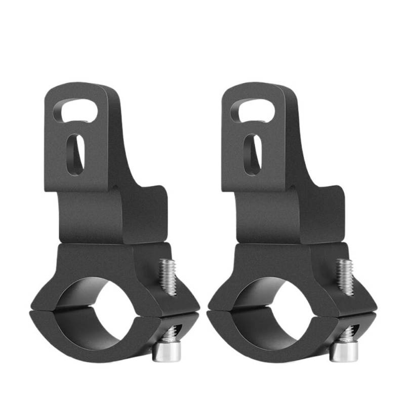 Motorrad-Lichthalterung Motorrad Lenker Halterung 22mm 30mm Rohr Motorrad Scheinwerfer Scheinwerfer Halter Rohr Klemme Für CaferRacer Für Chopper von AFHEG