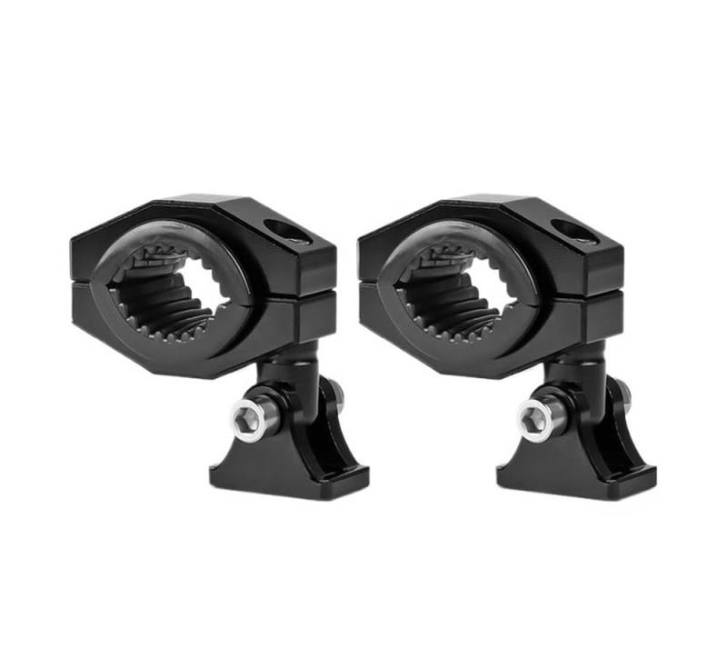 Motorrad-Lichthalterung Motorrad Scheinwerfer Halterung 18-30mm Stoßstange Halter M6 Halterung Für Nebel Lampe Klemme Für Dirt Bike Auto 360 Grad Rotation von AFHEG