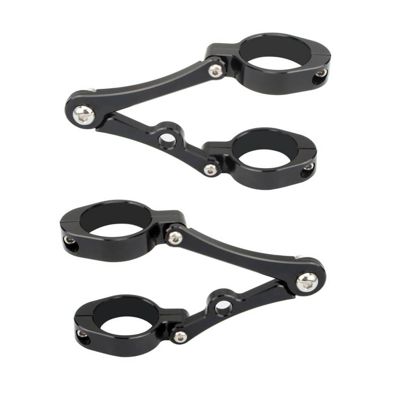 Motorrad-Lichthalterung Motorrad Scheinwerfer Halterung Clamp Scheinwerfer Gabel Rohr Halter 37-54mm Für Für Caferacer Für Chopper Für Bobber von AFHEG