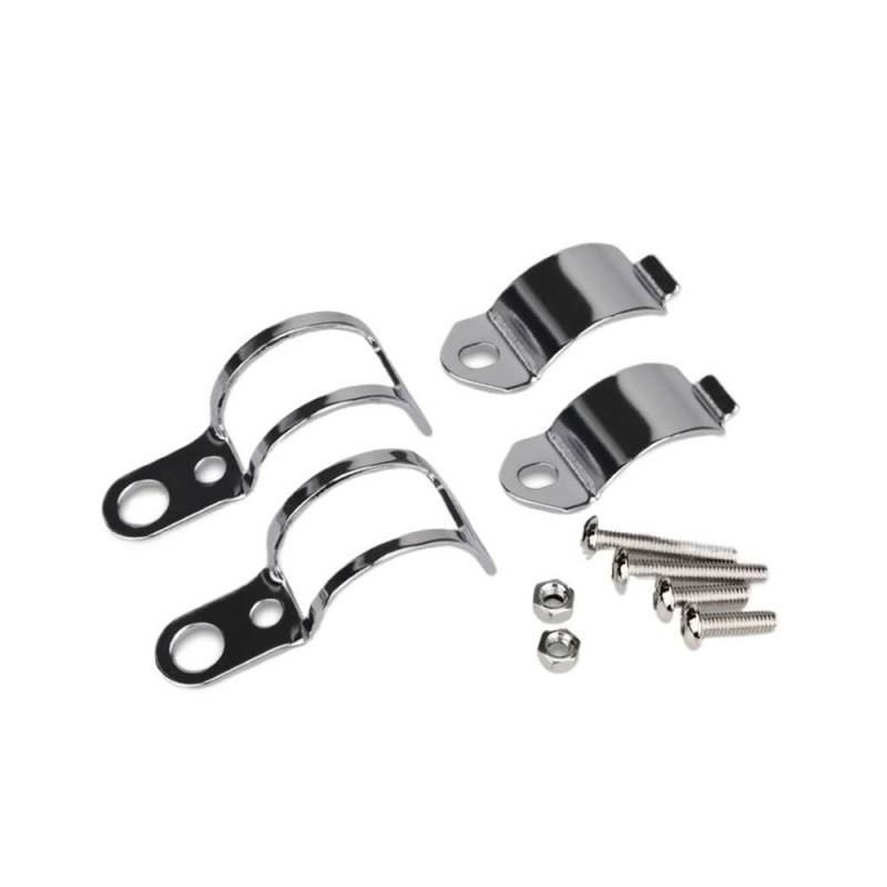 Motorrad-Lichthalterung Motorrad Zubehör Blinker Umzug Gabel Klemmen Montieren Licht Halter Lampe Halterung Für 30 MM-45 MM Vordergabel von AFHEG