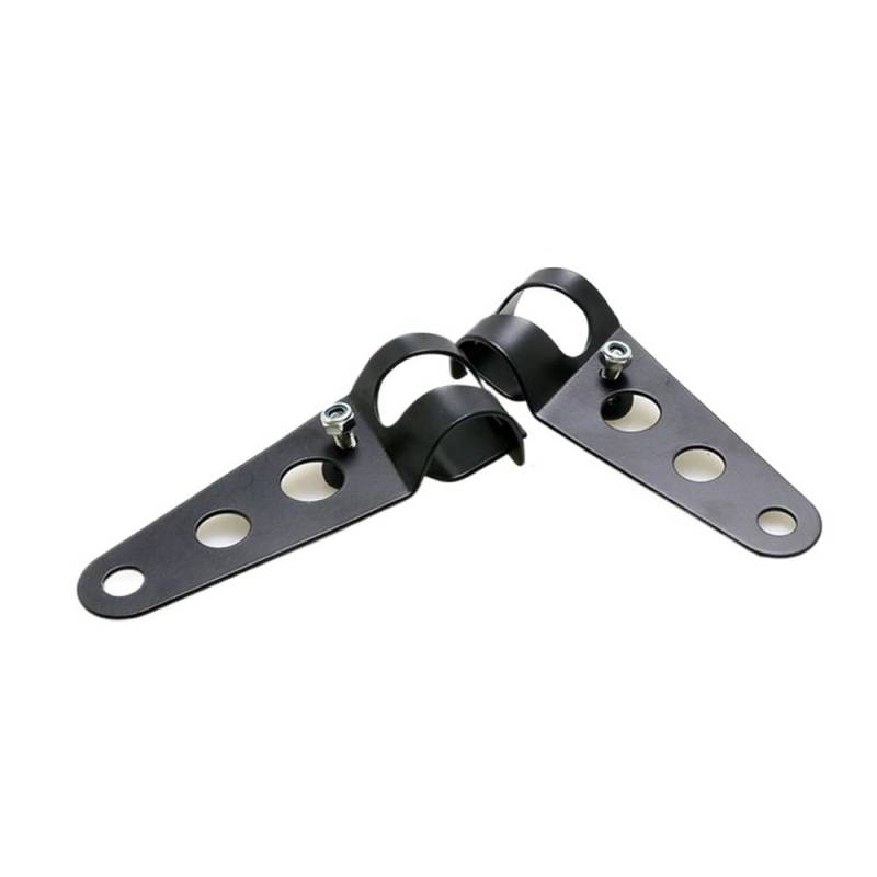 Motorrad-Lichthalterung Universal Motorrad Fern-/Abblendlicht Scheinwerfer Motorrad Große Front Licht Roller Motor Scheinwerfer Moto Runde Kopf Lichter 12V von AFHEG