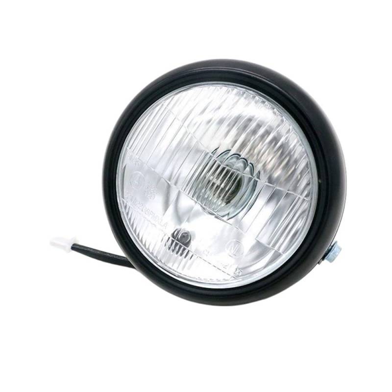 Motorrad-Lichthalterung Universal Motorrad Fern-/Abblendlicht Scheinwerfer Motorrad Große Front Licht Roller Motor Scheinwerfer Moto Runde Kopf Lichter 12V von AFHEG