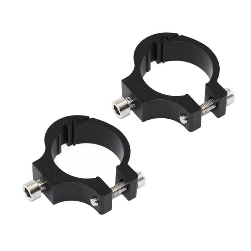 Motorrad-Lichthalterung Universal Motorrad Hilfs Licht Halterung Scheinwerfer Halterung Rohr Gabel Scheinwerfer Halter Klemme Montage Lenker Clamp Kit von AFHEG