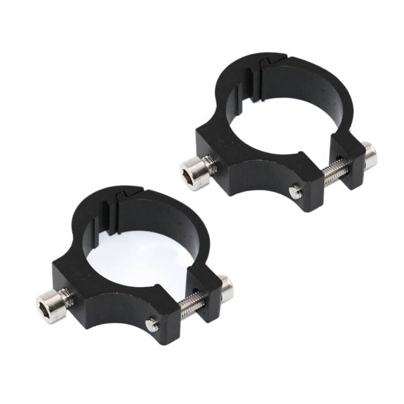 Motorrad-Lichthalterung Universal Motorrad Hilfs Licht Halterung Scheinwerfer Halterung Rohr Gabel Scheinwerfer Halter Klemme Montage Lenker Clamp Kit von AFHEG