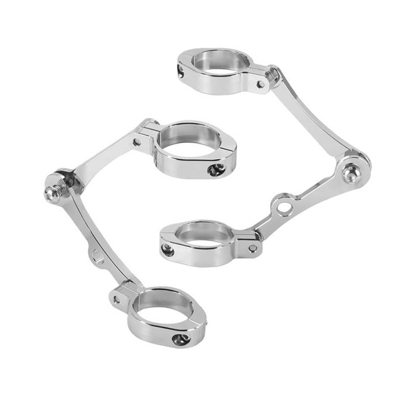 Motorrad-Lichthalterung Universal Motorrad Scheinwerfer Halterung Clamp Gabel Rohr Licht Halter Für Chopper Für Bobber Für Cafe-Racer Für von AFHEG