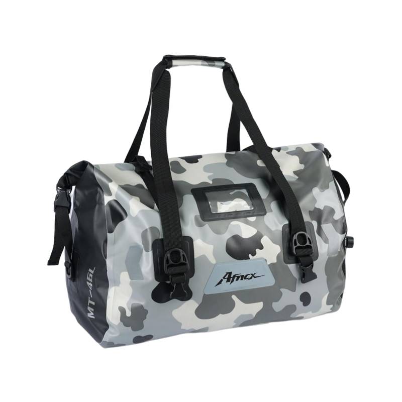 AFNCX Motorradtasche hinten 30 l PVC wasserdicht, reflektierende Reisetasche für Motorrad, Wandern, Radfahren, Reisen, Camping, Outdoor von AFNCX