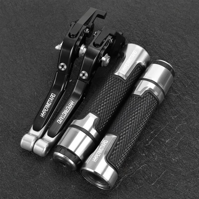 Motorrad Bremshebel Kupplungssatz FÜR D┐UCATI H┐YPERMOTARD 1100/S/EVO SP 2007-2012 Motorradzubehör CNC-Bremskupplungshebel Lenker Handgriffe Enden(J) von AFSDK