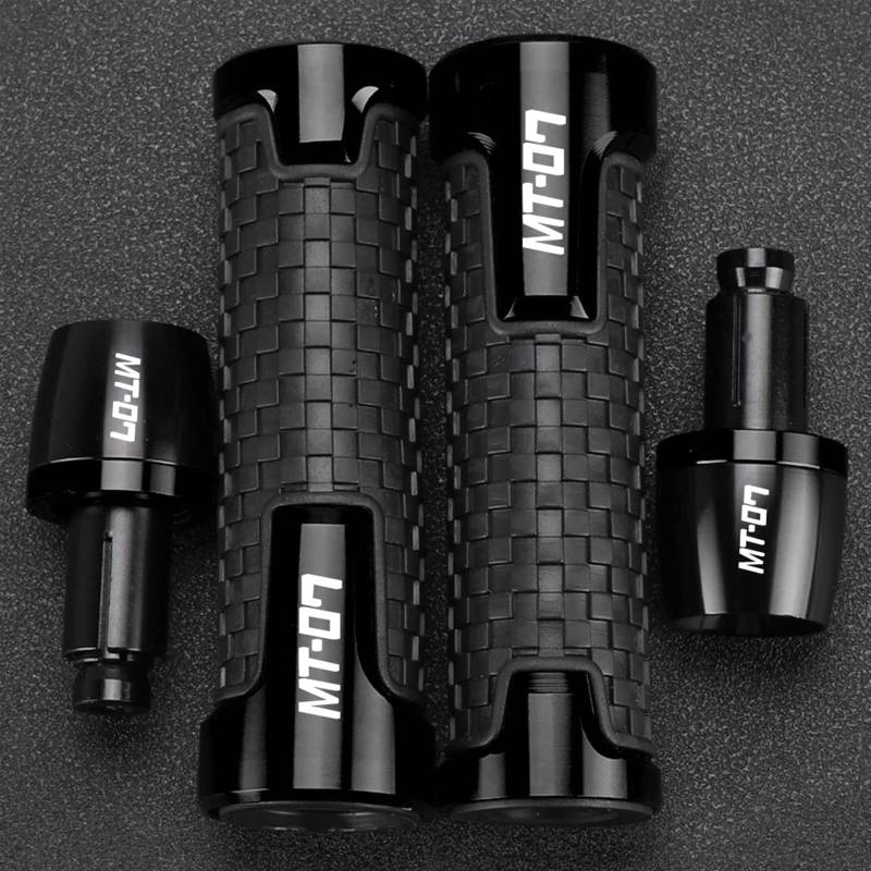 Motorrad Bremshebel Kupplungssatz Für Y┐AMAHA MT07 FZ-07 2014-2023 MT-07 MT 07 Motorradzubehör Handgriffe Ausziehbare Bremskupplungshebel Lenkergriffe Enden(X) von AFSDK