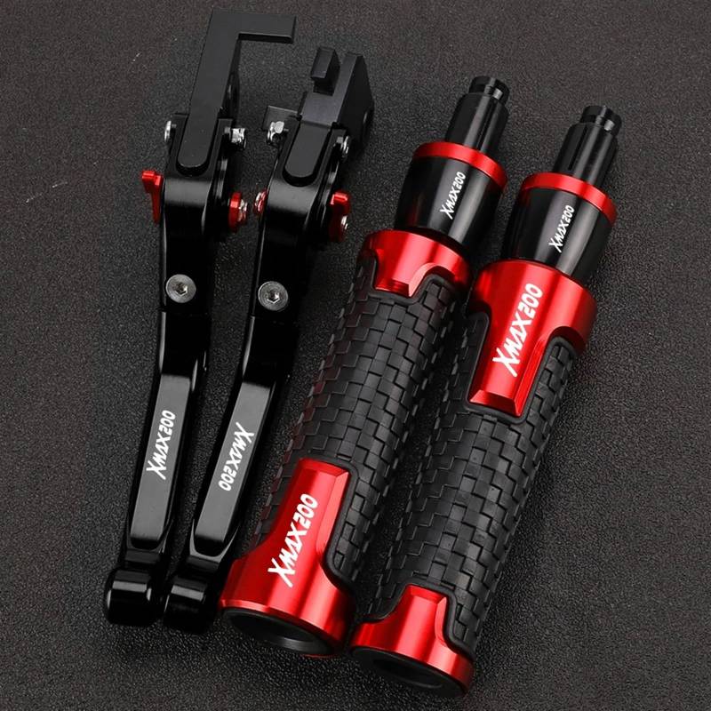 Motorrad Bremshebel Kupplungssatz Für Y┐AMAHA X&MAX200 X&MAX X&MAX 200 X&MAX 2024 2023 2022 2021 Motorradbremskupplungshebel Handlenkergriffe Griffenden Eingestellt(P) von AFSDK