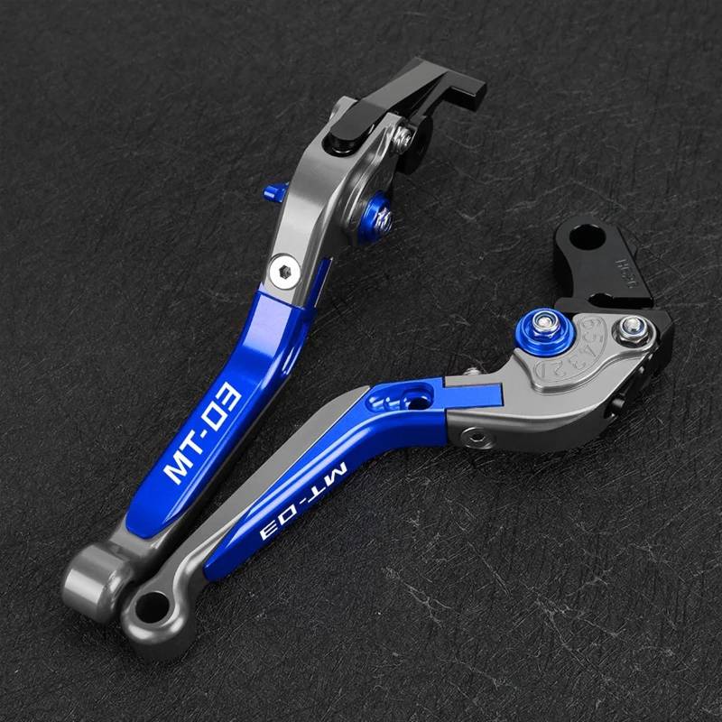 Motorrad Bremshebel Kupplungssatz Für Y-AMAHA MT03 MT 03 MT-03 2015-2022 2023 Motorradzubehör CNC-Bremskupplungshebel Lenkergriffe Enden(W) von AFSDK
