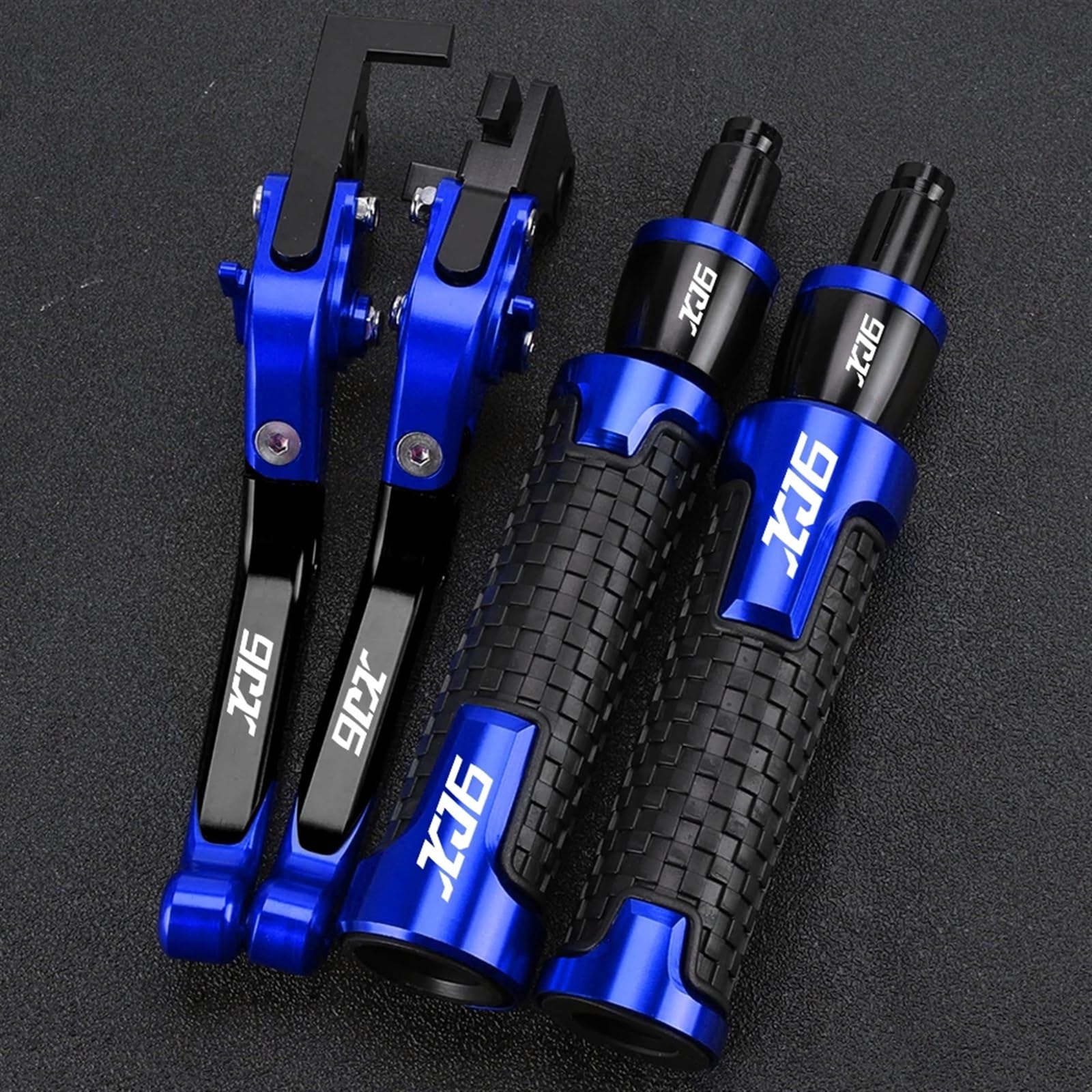 Motorrad Bremshebel Kupplungssatz Motorrad für Y&AMAHA XJ6N XJ6 D&IVERSION 2009-2015 Bremsen Spurstange Handbremse Bremskupplungshebel Lenker Handgriffe Enden(C) von AFSDK