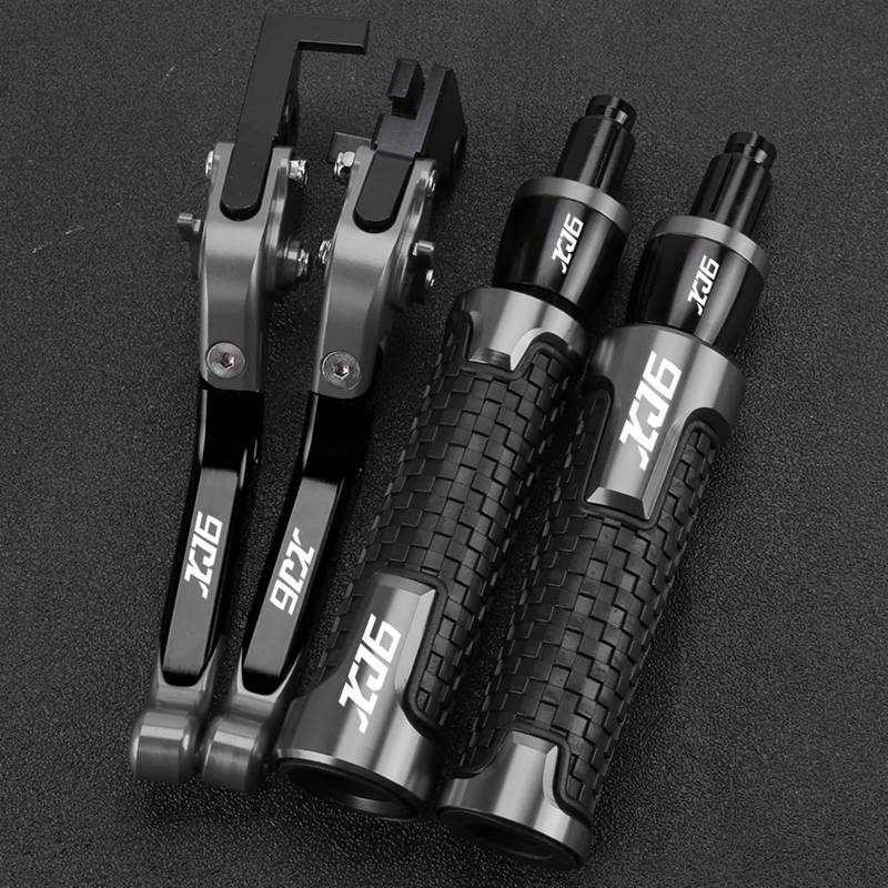 Motorrad Bremshebel Kupplungssatz Motorrad für Y&AMAHA XJ6N XJ6 D&IVERSION 2009-2015 Bremsen Spurstange Handbremse Bremskupplungshebel Lenker Handgriffe Enden(E) von AFSDK