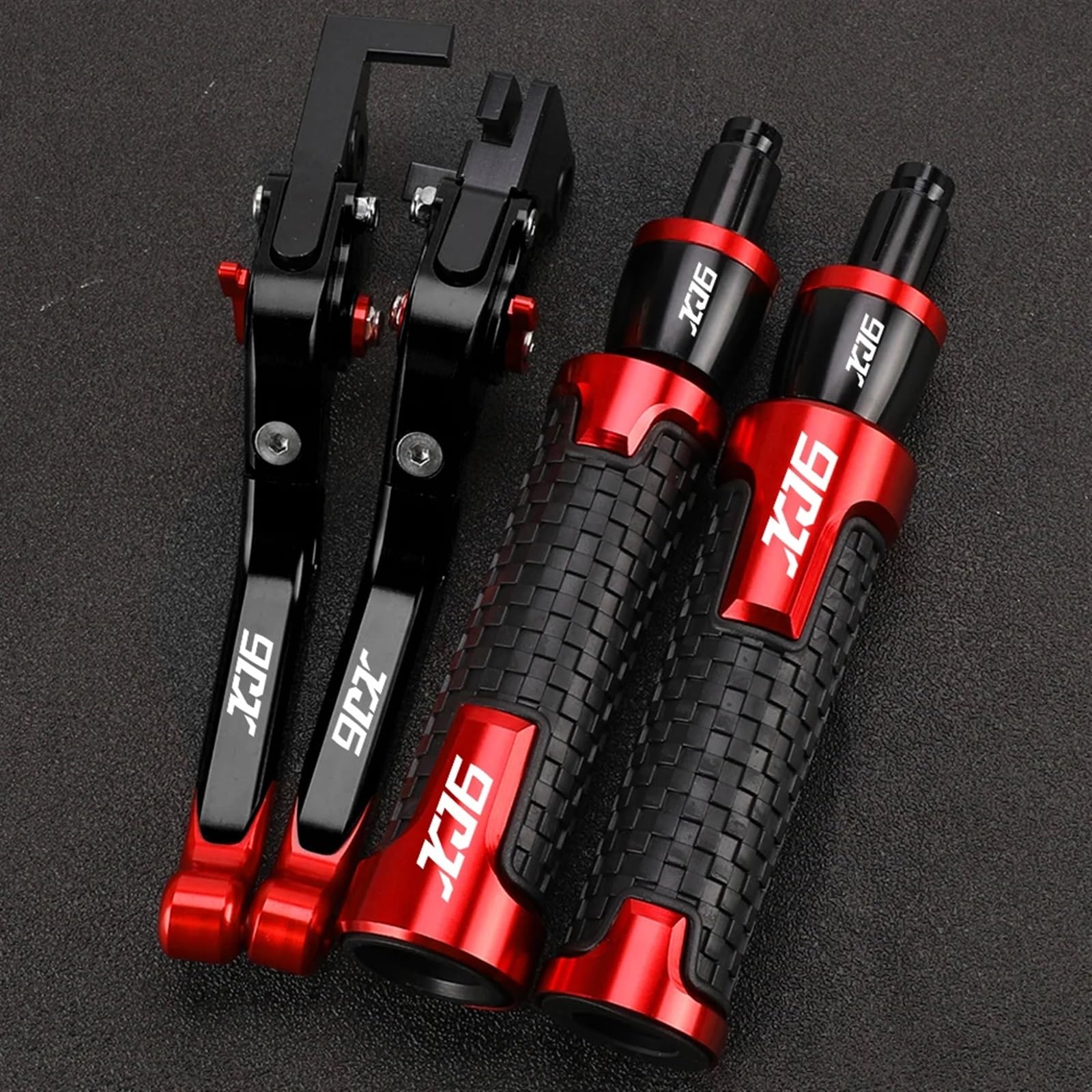 Motorrad Bremshebel Kupplungssatz Motorrad für Y&AMAHA XJ6N XJ6 D&IVERSION 2009-2015 Bremsen Spurstange Handbremse Bremskupplungshebel Lenker Handgriffe Enden(G) von AFSDK