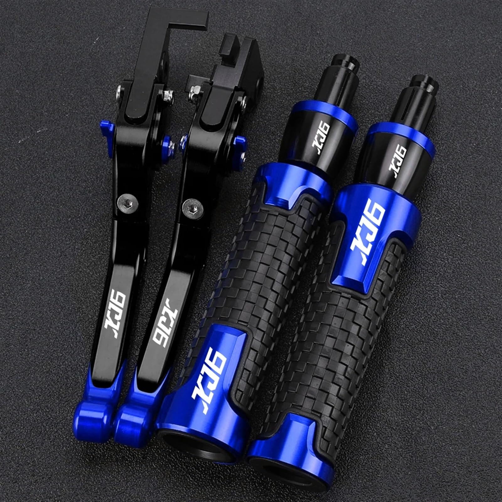 Motorrad Bremshebel Kupplungssatz Motorrad für Y&AMAHA XJ6N XJ6 D&IVERSION 2009-2015 Bremsen Spurstange Handbremse Bremskupplungshebel Lenker Handgriffe Enden(L) von AFSDK