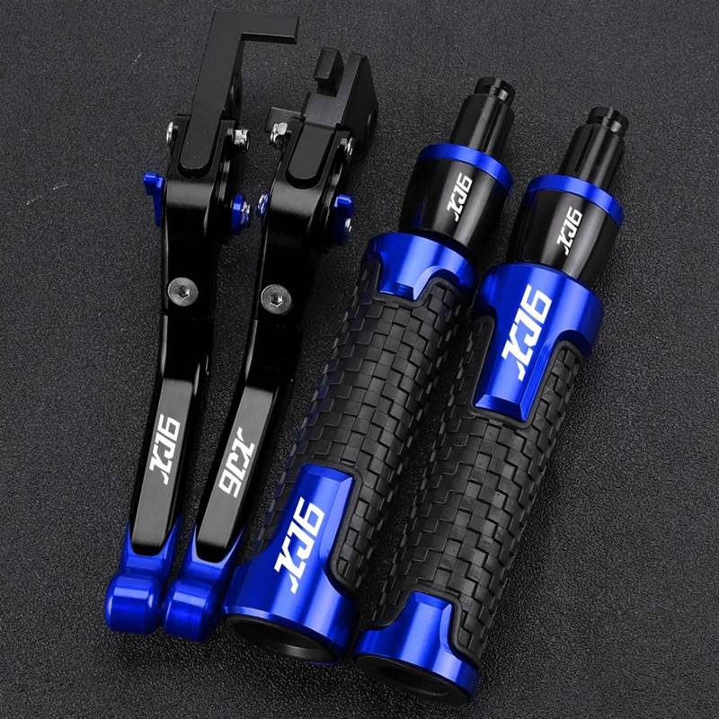Motorrad Bremshebel Kupplungssatz Motorrad für Y&AMAHA XJ6N XJ6 D&IVERSION 2009-2015 Bremsen Spurstange Handbremse Bremskupplungshebel Lenker Handgriffe Enden(L) von AFSDK
