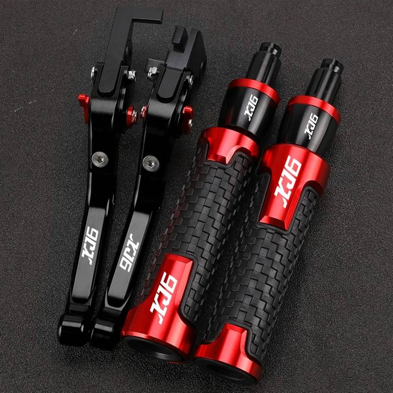 Motorrad Bremshebel Kupplungssatz Motorrad für Y&AMAHA XJ6N XJ6 D&IVERSION 2009-2015 Bremsen Spurstange Handbremse Bremskupplungshebel Lenker Handgriffe Enden(P) von AFSDK