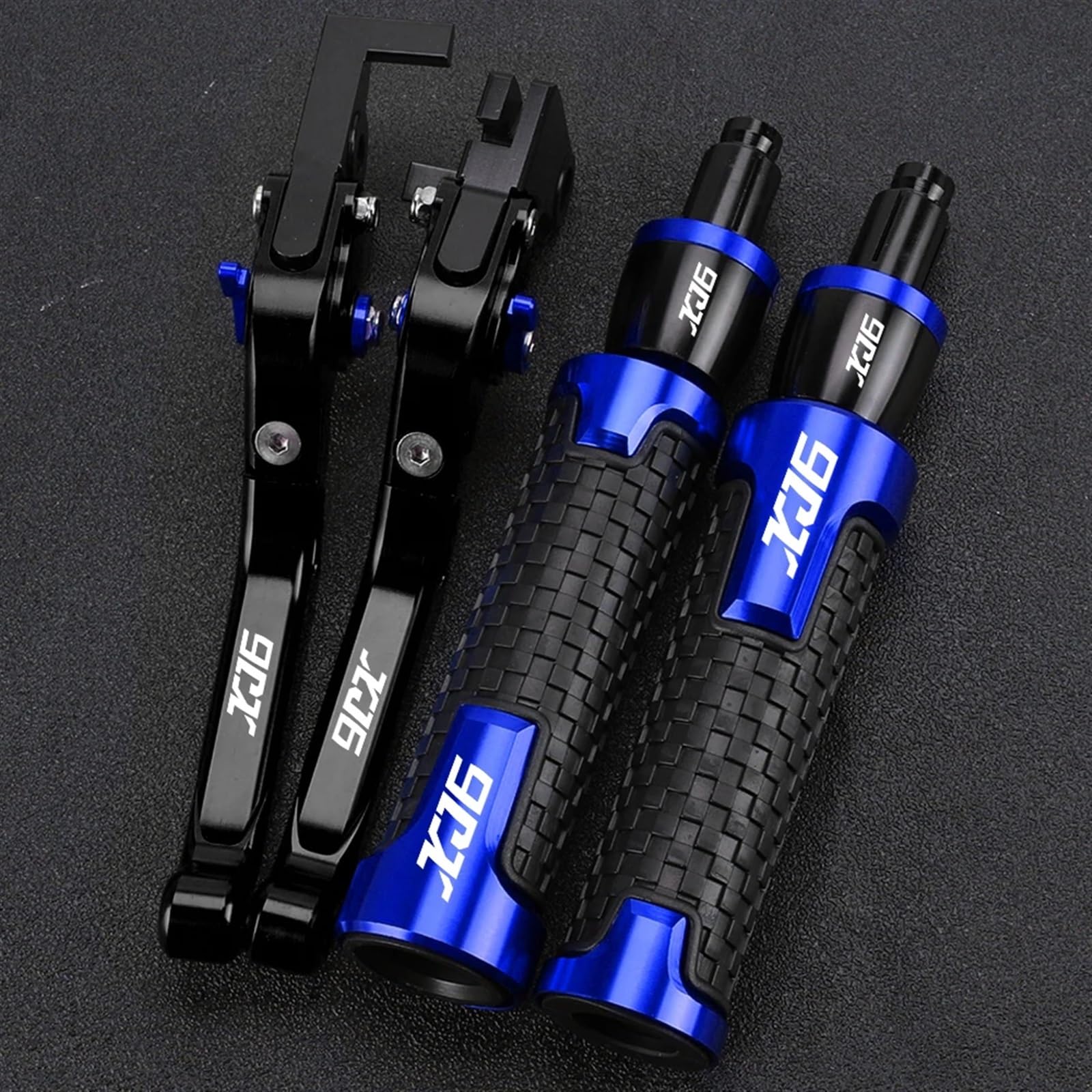 Motorrad Bremshebel Kupplungssatz Motorrad für Y&AMAHA XJ6N XJ6 D&IVERSION 2009-2015 Bremsen Spurstange Handbremse Bremskupplungshebel Lenker Handgriffe Enden(Q) von AFSDK
