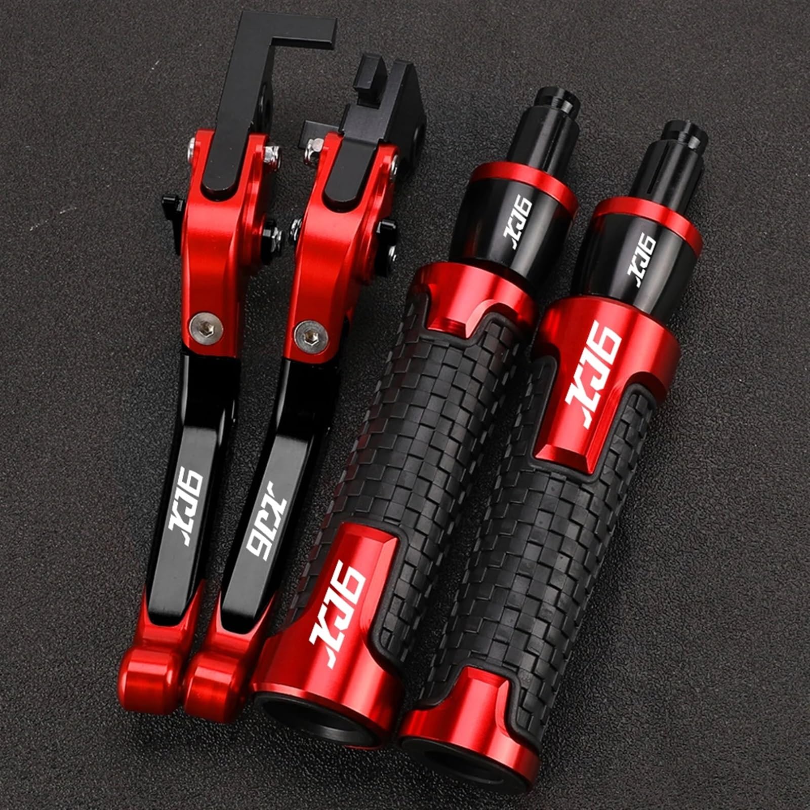 Motorrad Bremshebel Kupplungssatz Motorrad für Y&AMAHA XJ6N XJ6 D&IVERSION 2009-2015 Bremsen Spurstange Handbremse Bremskupplungshebel Lenker Handgriffe Enden(S) von AFSDK