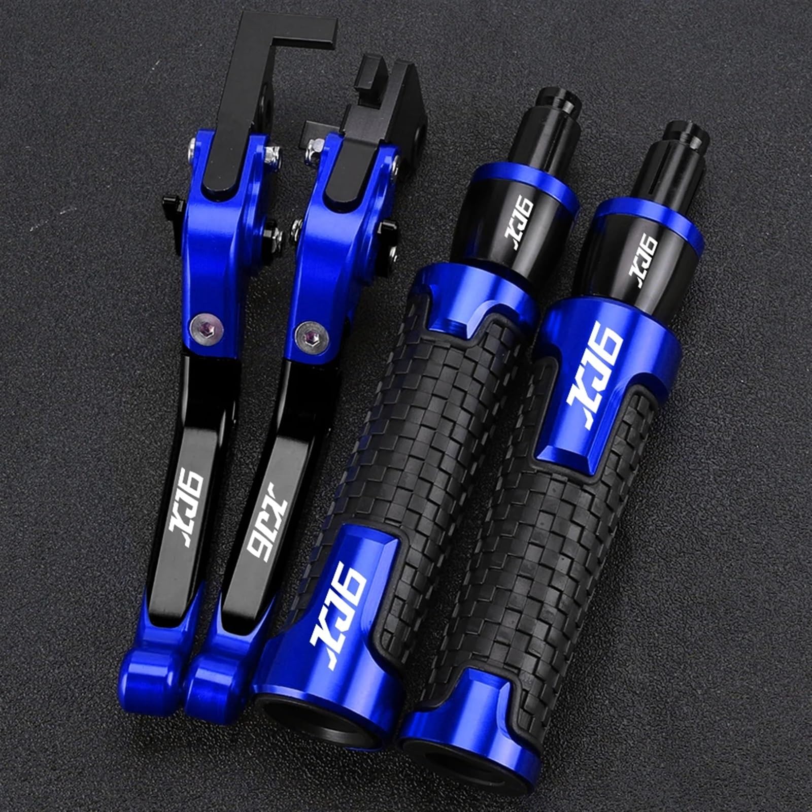 Motorrad Bremshebel Kupplungssatz Motorrad für Y&AMAHA XJ6N XJ6 D&IVERSION 2009-2015 Bremsen Spurstange Handbremse Bremskupplungshebel Lenker Handgriffe Enden(T) von AFSDK