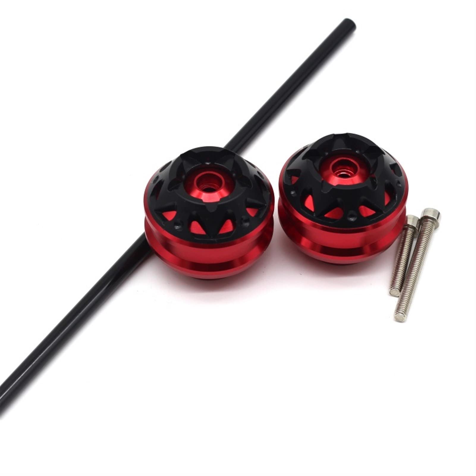 Sturzpads Motorrad Für Yamaha MT-07 FZ-07 XSR700 XSR 700 MT07 FZ07 Vordere Absturzsicherung Achse Gabel Crash Sliders (Color : Red, Size : Front) von AFSDK