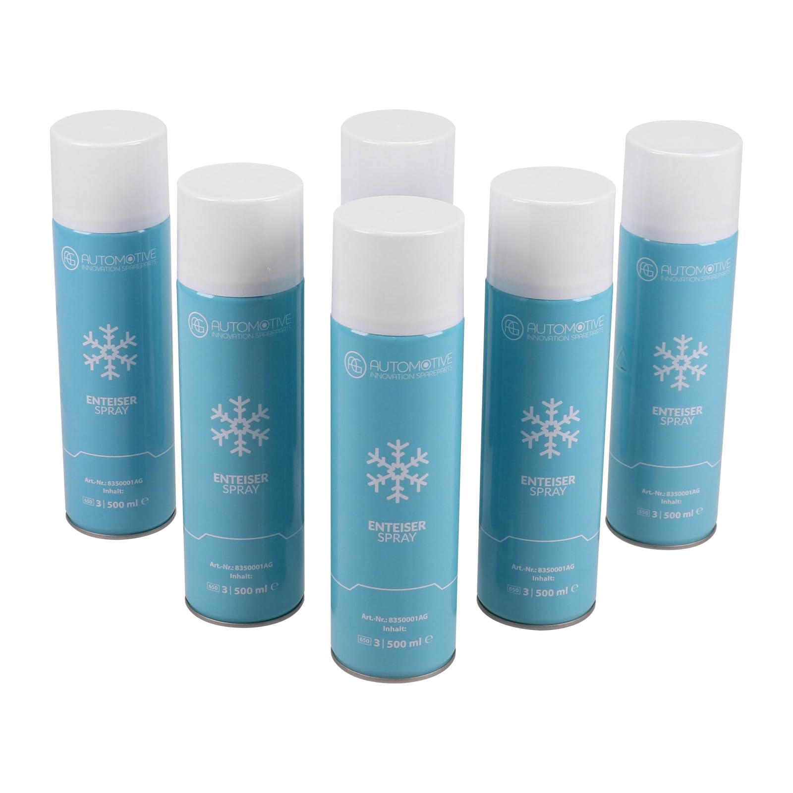 AG Automotive Scheibenenteiser Spraydose Entfrosterspray Enteiserspray Frostschutz 6X 500ml AG Automotive Scheibenenteiser Spraydose Entfrosterspray Enteiserspray Frostschutz 6X 500ml von AG Automotive