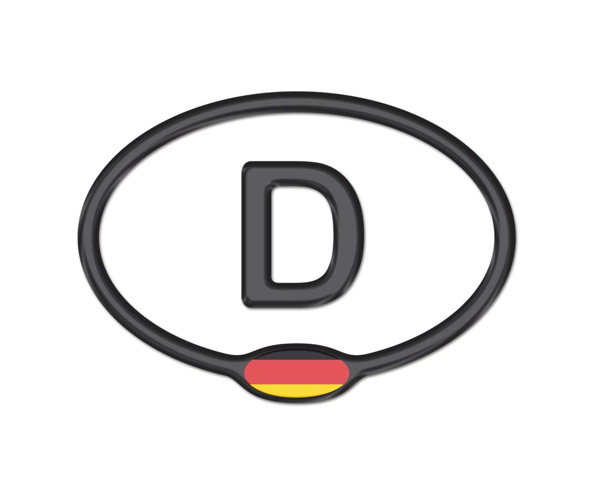 AG Design A-C-9428 3D Aufkleber Deutschland mit Fahne De 12, 5x9 cm - Schwarze AG Design A-C-9428 3D Aufkleber Deutschland mit Fahne De 12, 5x9 cm - Schwarze von AG Design