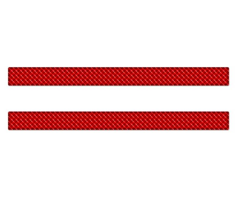 AG Design A-CZ-069 Aufkleber Reflektor Rechteck, 3D, Größe 30 x 2.5 cm, 2er-Set, Rot von AG Design