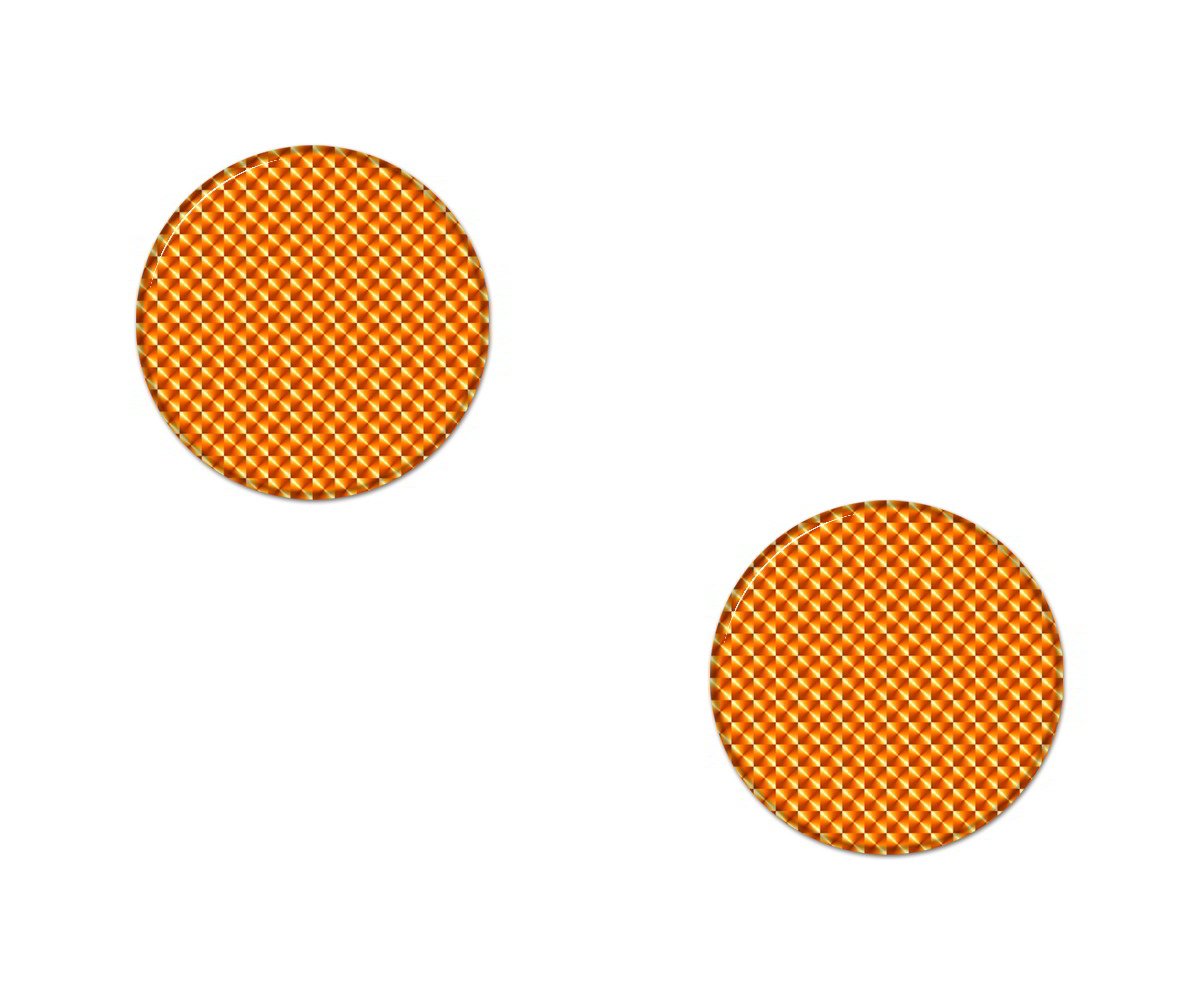 AG Design A-CZ-079 Aufkleber Reflektor Rund, 3D, Durchmesser 2.5 cm, 2er-Set, Orange AG Design A-CZ-079 Aufkleber Reflektor Rund, 3D, Durchmesser 2.5 cm, 2er-Set, Orange von AG Design