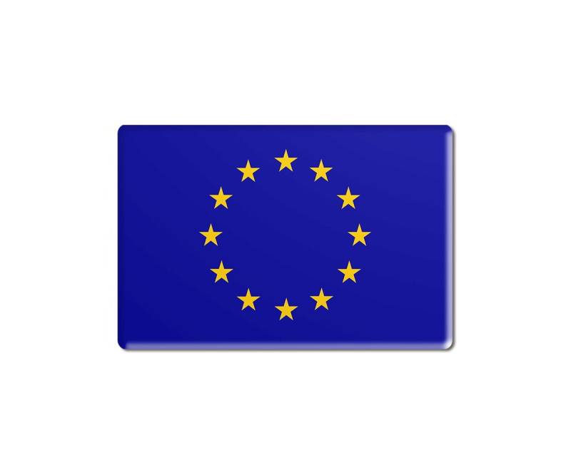 AG Design A-F-9408 3D Aufkleber Flagge EU 3 x 1.8 cm von AG Design