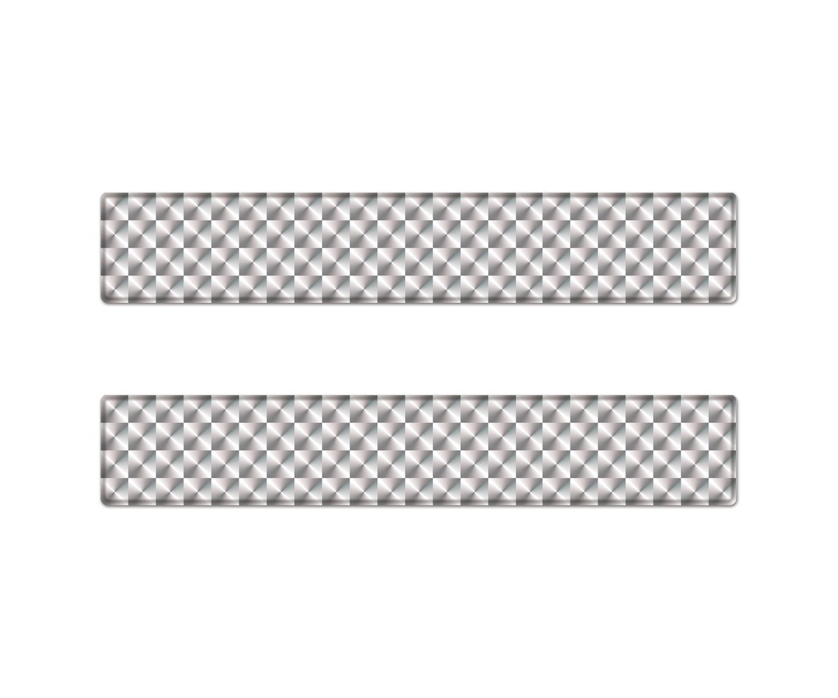 AG Design A-O-9476 Aufkleber Reflektor Rechteck, 3D, Größe 14x2, 5 cm, 2er-Set - Weiß AG Design A-O-9476 Aufkleber Reflektor Rechteck, 3D, Größe 14x2, 5 cm, 2er-Set - Weiß von AG Design