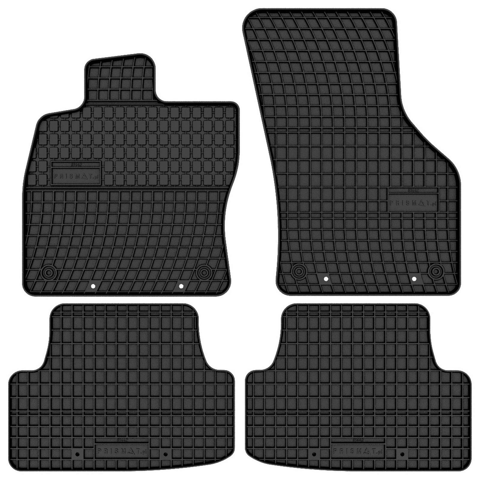 AGCPdirect 1442 Gummi Matten Fußmatten Set für Audi Q2 2016-2023 von AGCPdirect