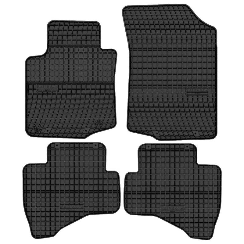 AGCPdirect 1511 Gummi Matten Fußmatten Set für Toyota Aygo Mk1 2005-2014 von AGCPdirect