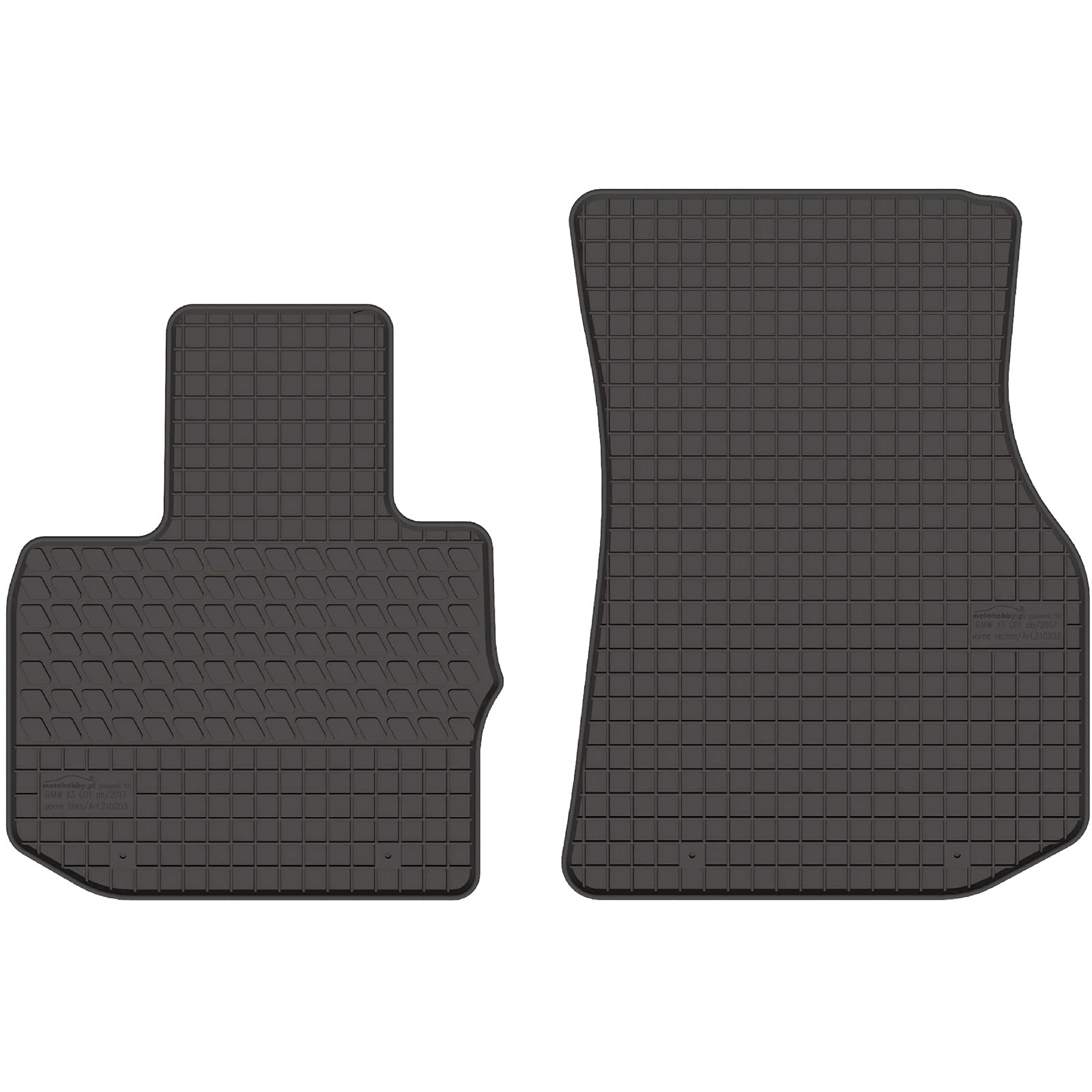 AGCPdirect 210203-2 Gummi Matten Fußmatten Passgenau Vorne Set für BMW X3 G01 2017 - 2021 AGCPdirect 210203-2 Gummi Matten Fußmatten Passgenau Vorne Set für BMW X3 G01 2017 - 2021 von AGCPdirect