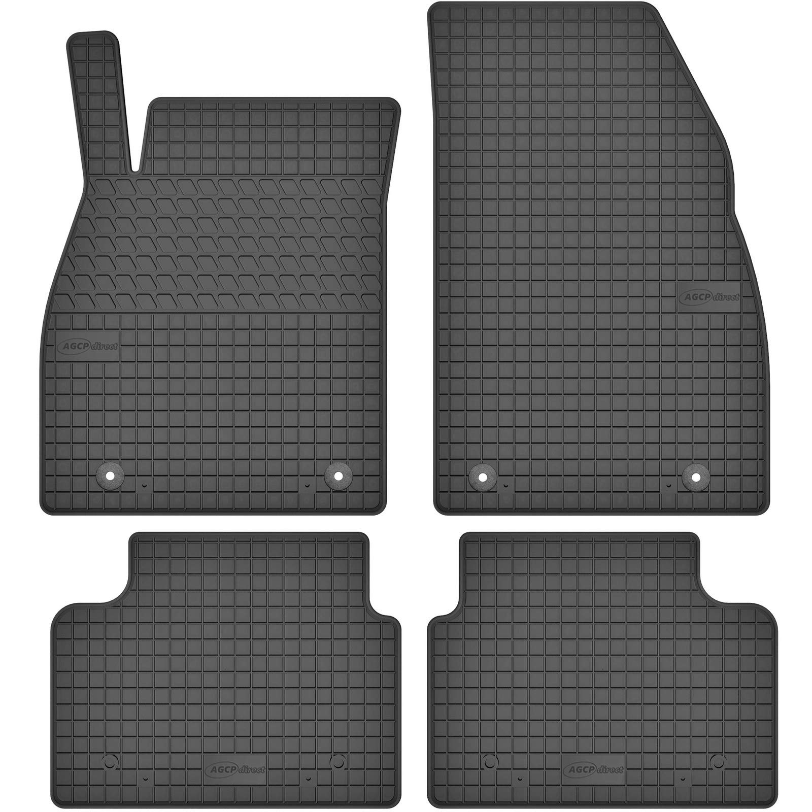 AGCPdirect Gummi Matten Fußmatten Passgenau 4-teilig Set für Opel Insignia A 2008-2017 und Chevrolet Malibu 2011-2015 von AGCPdirect