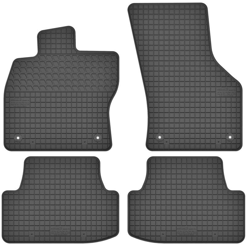 AGCPdirect Gummi Matten Fußmatten Passgenau 4-teilig Set für Seat Arona 2017-2021 und Seat Ibiza 5 2017-2021 von AGCPdirect