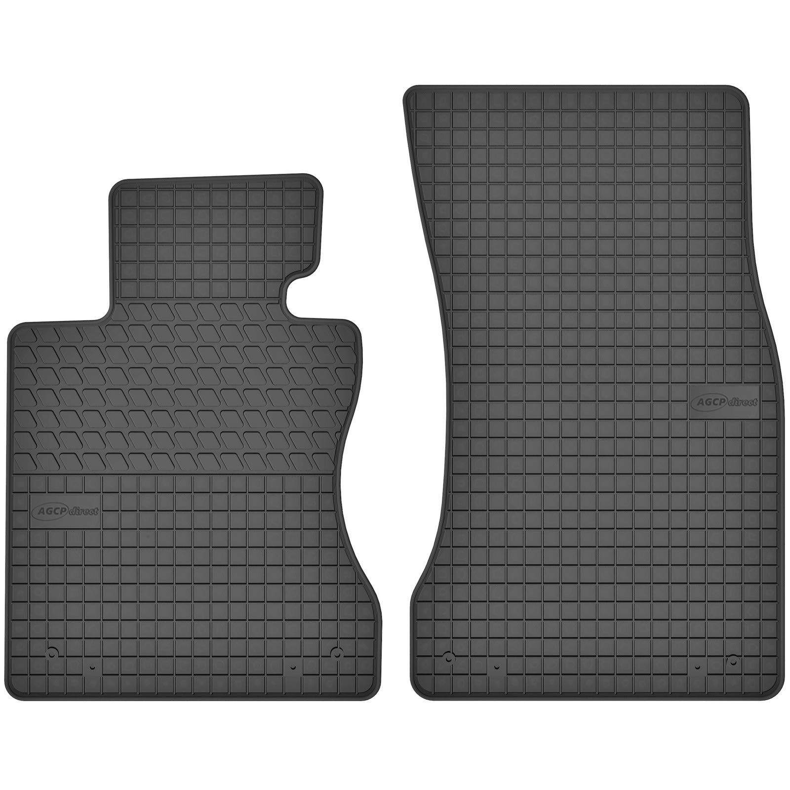 AGCPdirect Gummi Matten Fußmatten Passgenau Vorne Set für BMW 5er 2003-2010 von AGCPdirect
