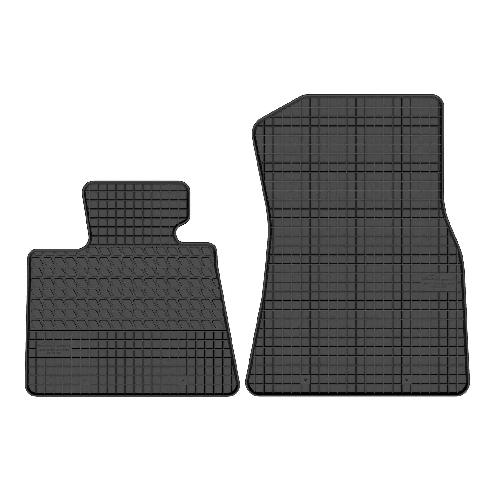 AGCPdirect Gummi Matten Fußmatten Passgenau Vorne Set für BMW X5 G05 2019-2023 von AGCPdirect