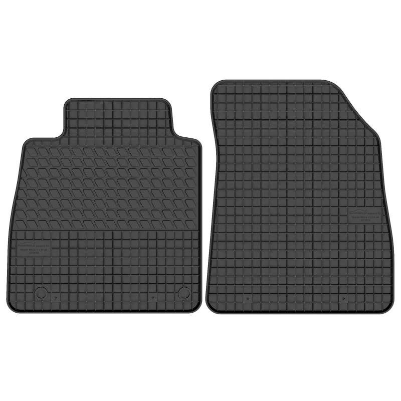 AGCPdirect Gummi Matten Fußmatten Passgenau Vorne Set für Nissan Micra K14 2016-2023 von AGCPdirect