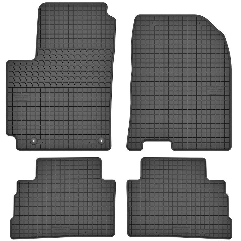 AGCPdirect Gummi Matten Fußmatten Passgenau 4-teilig Set für Hyundai Kona 2017-2021 von AGCPdirect