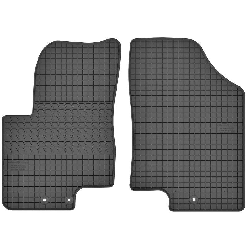 AGCPdirect Gummi Matten Fußmatten Passgenau Vorne Set für Hyundai ix20 2010-2021 und Kia Venga 2010-2021 von AGCPdirect