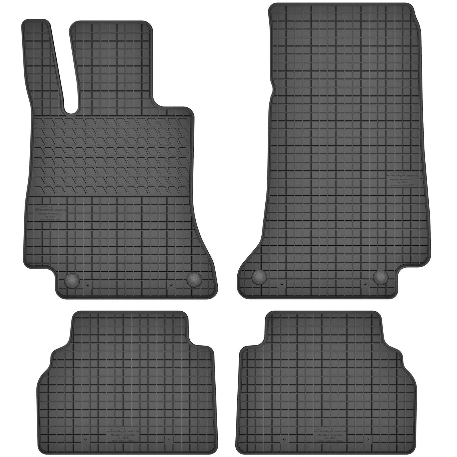 AGCPdirect Gummi Matten Fußmatten Passgenau 4-teilig Set für Mercedes E Klasse W213 S213 2016-2021 von AGCPdirect