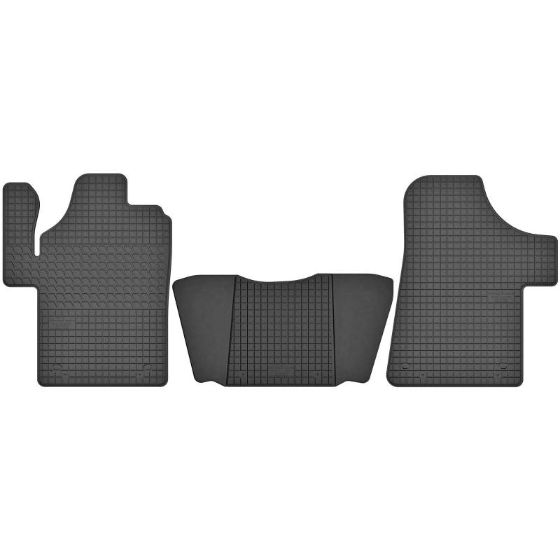 AGCPdirect Gummi Matten Fußmatten Passgenau 3-teilig Set für Mercedes Viano W639 2003-2014 und Mercedes Vito W639 2003-2014 von AGCPdirect