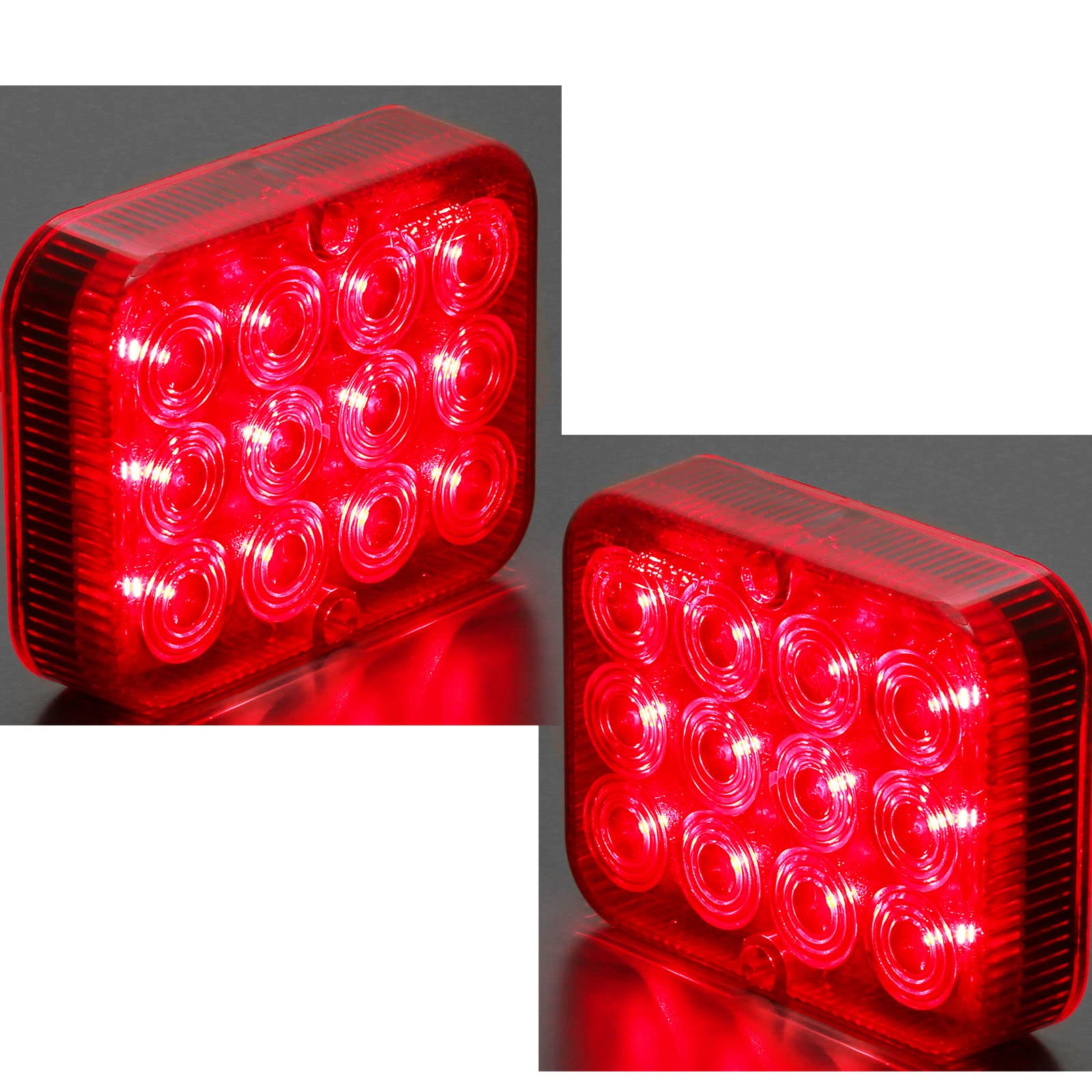 AGRISHOP 2xLED Rot Nebelschluß-Leuchte Beleuchtung 12v24v 2.4w für Anhänger mit Zulassung E-MARK,KfZ 12LEDs Nebel lampe Nebelleuchte,Rückleuchten Anhänger Heckleuchten Wasserdicht für Wohnwagen LKW AGRISHOP 2xLED Rot Nebelschluß-Leuchte Beleuchtung 12v24v 2.4w für Anhänger mit Zulassung E-MARK,KfZ 12LEDs Nebel lampe Nebelleuchte,Rückleuchten Anhänger Heckleuchten Wasserdicht für Wohnwagen LKW von AGRISHOP